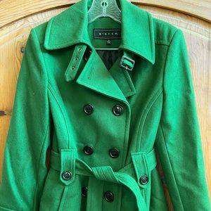 Giacca green pea coat
